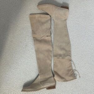 Stuart Weitzman Tan Over the Knee Boots